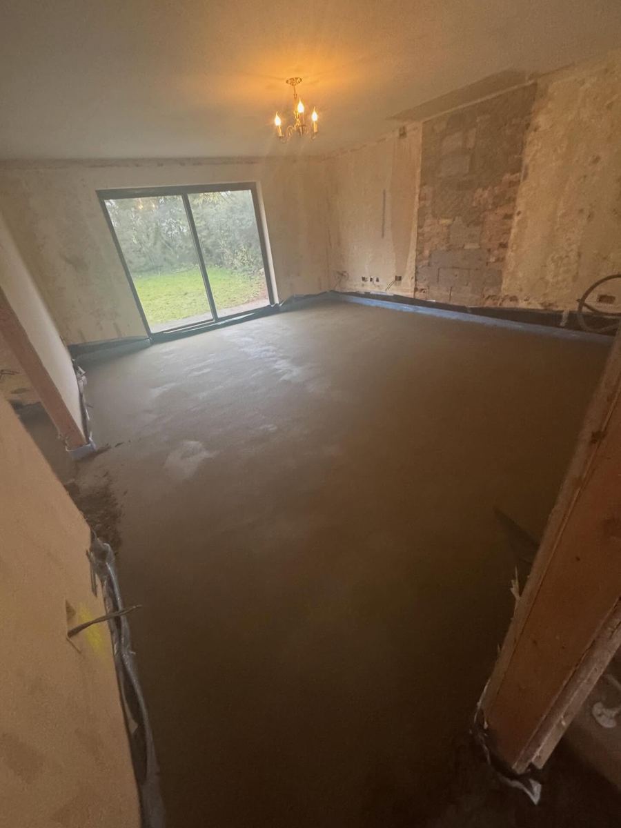 Floor screeding in Surrey